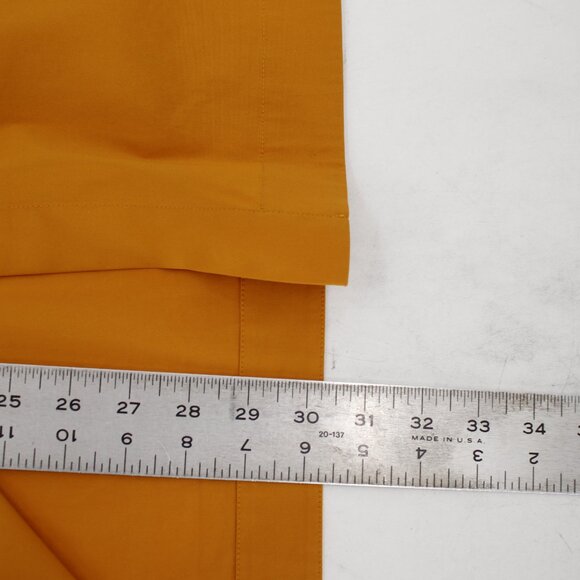 Lafayette 148 tunic shirt women's small short sleeve button up orange cotton - Picture 13 of 16
